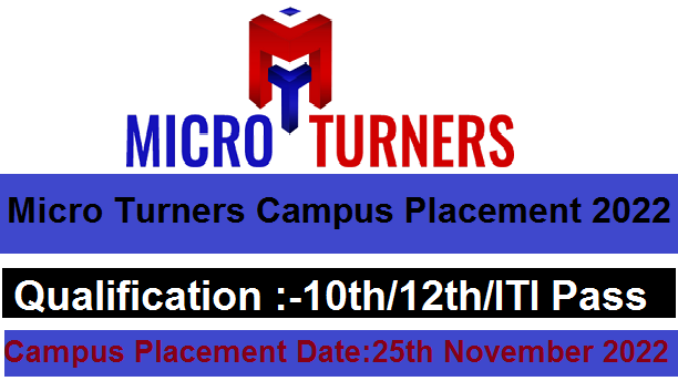 Micro Turners Campus Placement