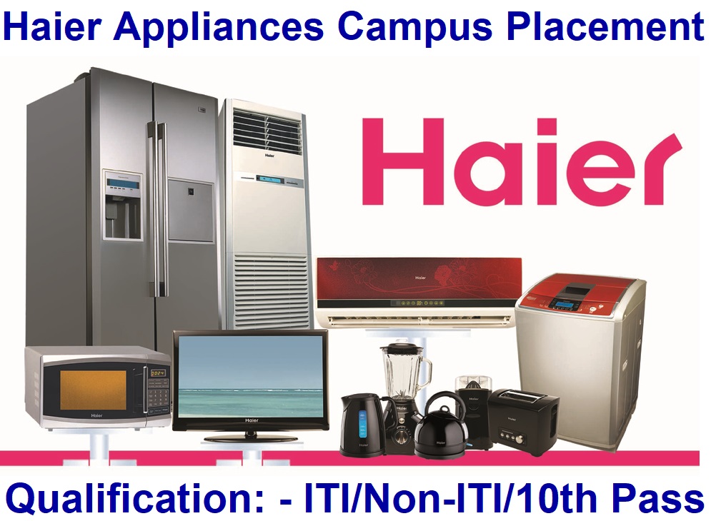 Haier Appliances Campus Placement 