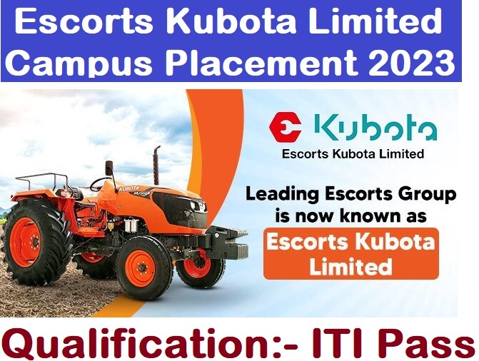 Escorts Kubota Limited Campus Placement