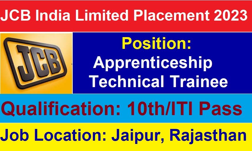 JCB India Limited Campus Placement 2023 A2Z Job