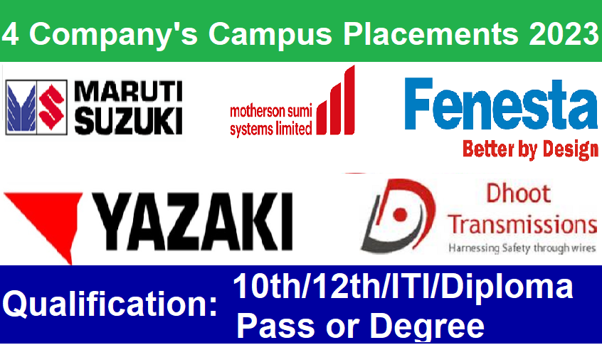 Dhoot Transmission 4 Other Company's Campus Placements 2023