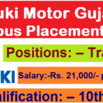 2 Suzuki Motor Gujarat Campus Placement 2023