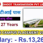 Dhoot Transmission Pvt Ltd Campus Placement