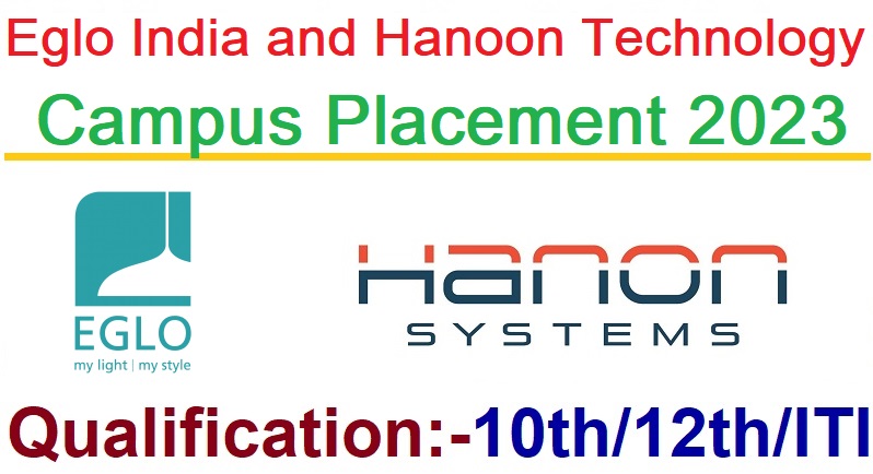 Eglo India and Hanoon Technology Campus Placement