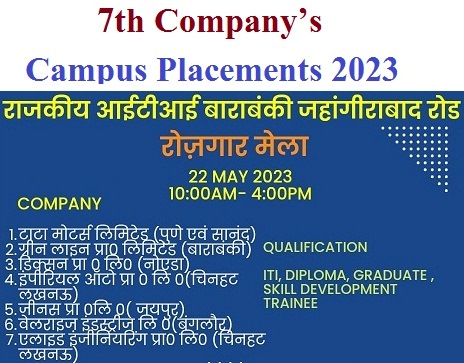 7th Company’s Campus Placements 2023