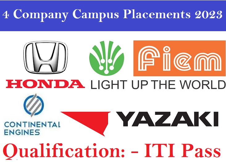 Honda 3 Others Company Campus Placements