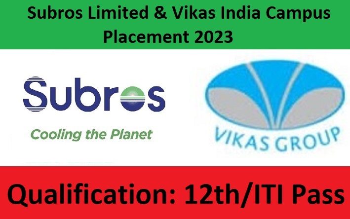 Subros Limited & Vikas India Campus Placement 2023