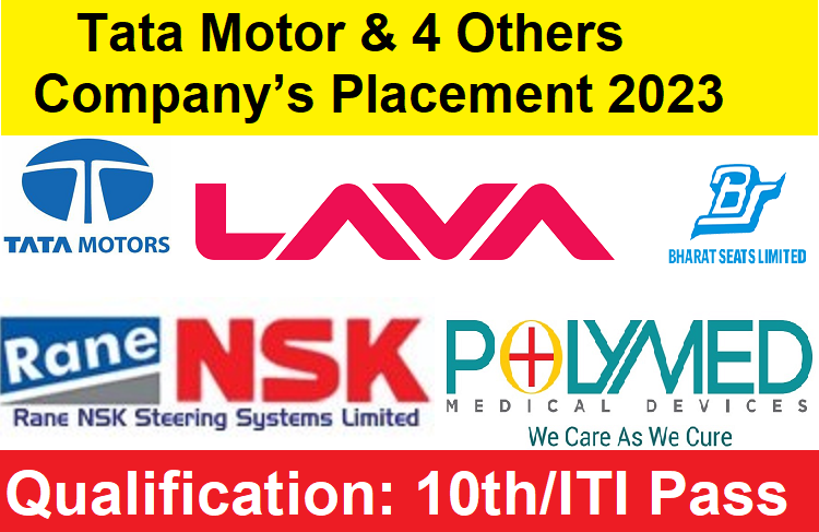 Tata Motor & 4 Others Company’s Placement 2023