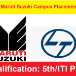 L&T & Maruti Suzuki Campus Placement 2023