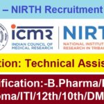 ICMR – NIRTH Recruitment 2023