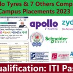Apollo Tyres & 7 Others Company Campus Placements 2023