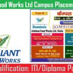 Jubilant Food Works Ltd Campus Placement 2024