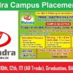 Mahindra Campus Placement 2024