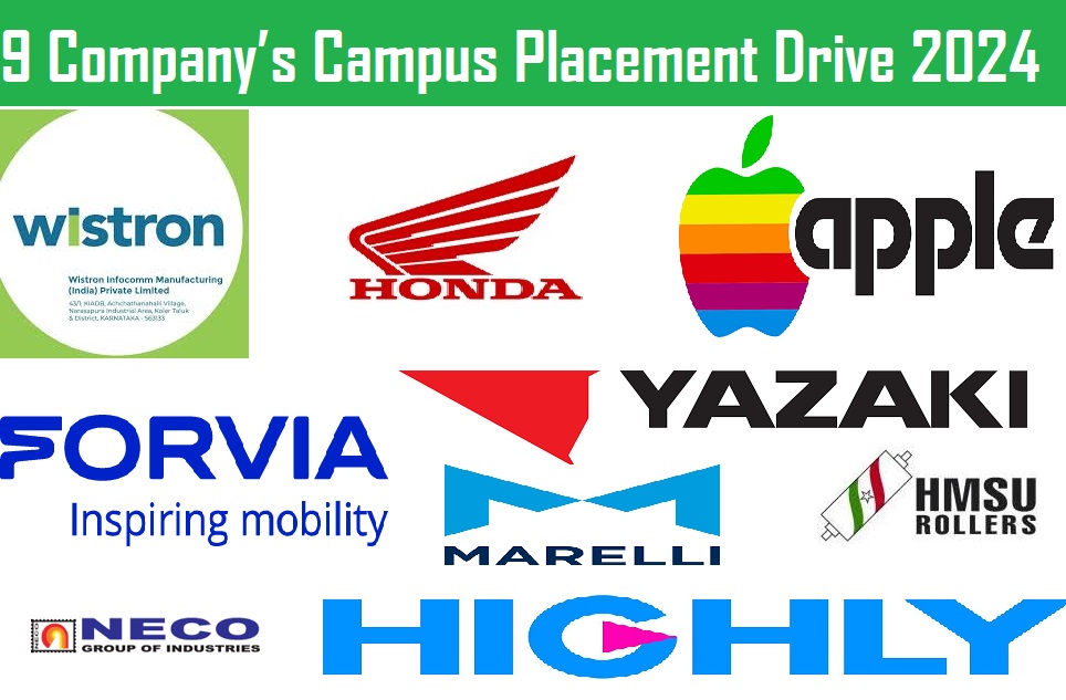 9 Company’s Campus Placement Drive 2024