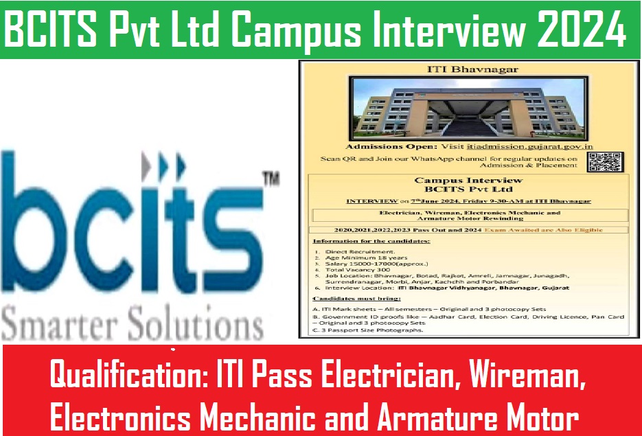 BCITS Pvt Ltd Campus Interview 2024