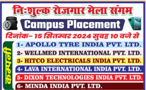 Minda India & 5 Others Company Campus Placement 2024